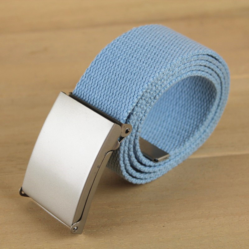 Los hombres y las mujeres universales adultos cinta lienzo clásico lienzo casual todo partido simple cinturón tejido al por mayor