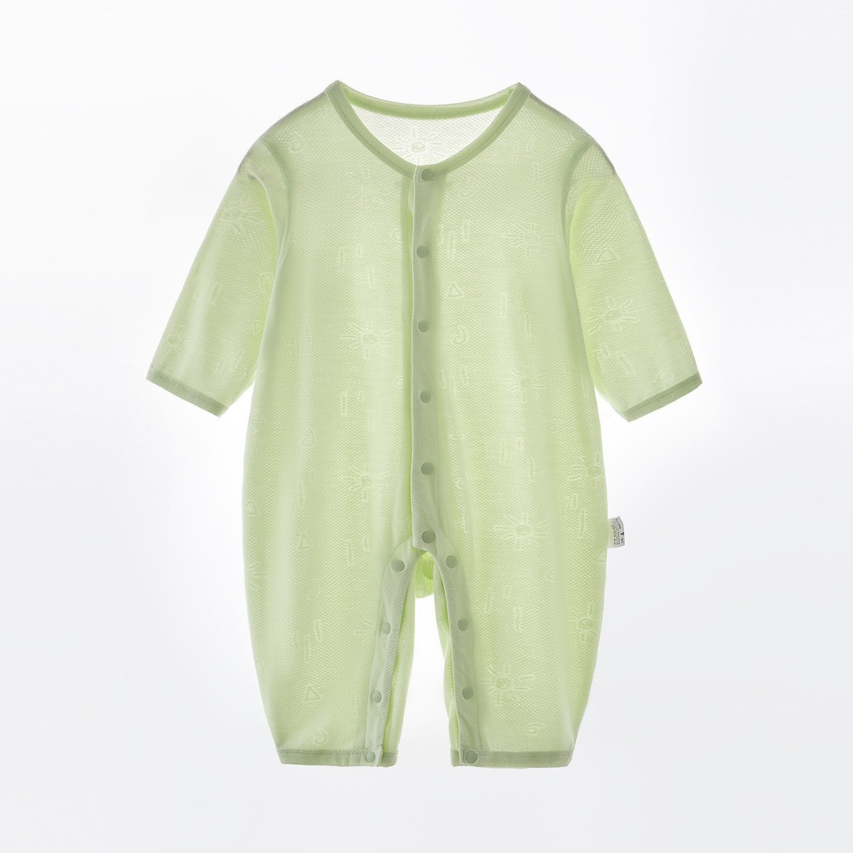 Ropa para bebés recién nacidos, pijamas para recién nacidos modales delgados de verano, mamela deshuesada de manga larga, mamela para bebés