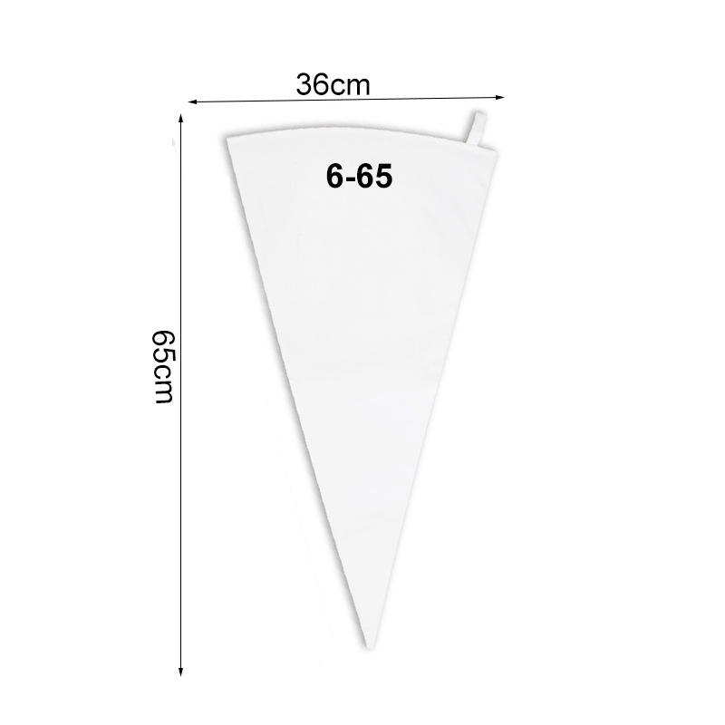 Bolsa de pastelería recubierta de algodón herramienta de decoración para hornear crema de pastel bolsa de tela de nylon bolsa de pastelería reutilizable