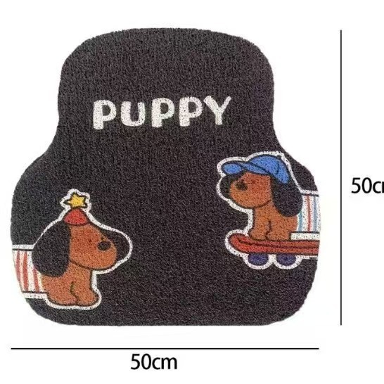 Best-selling cross-border cute cartoon cuttable floor mats, silk loop floor mats, dirt-resistant and wear-resistant car floor mats, easy to maintain, in stock