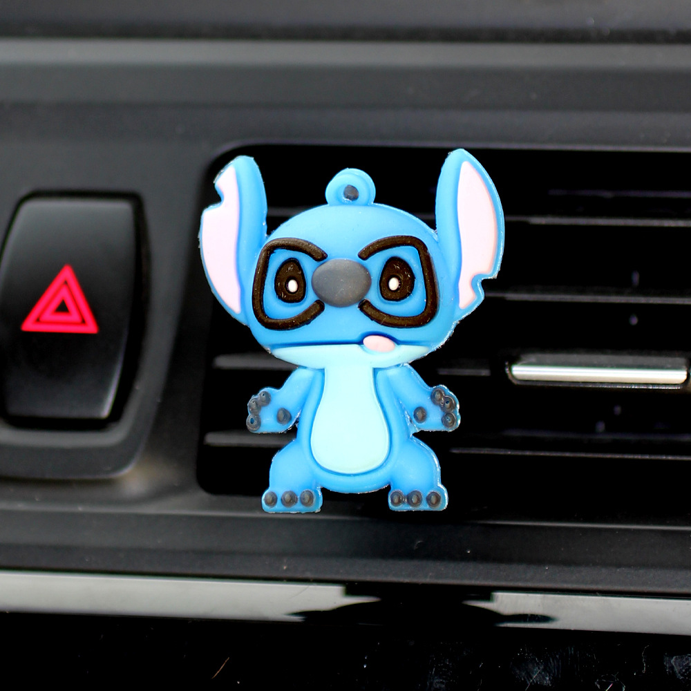 Dibujos animados Stitch Stitch Perfume de coche Decoración de coche Regalo para niños Perfume de coche Salida de aire Aromaterapia