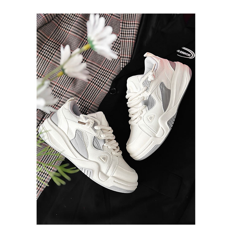 Sorte samurai skateboarding sko casual daddy sneakers_voghion.com