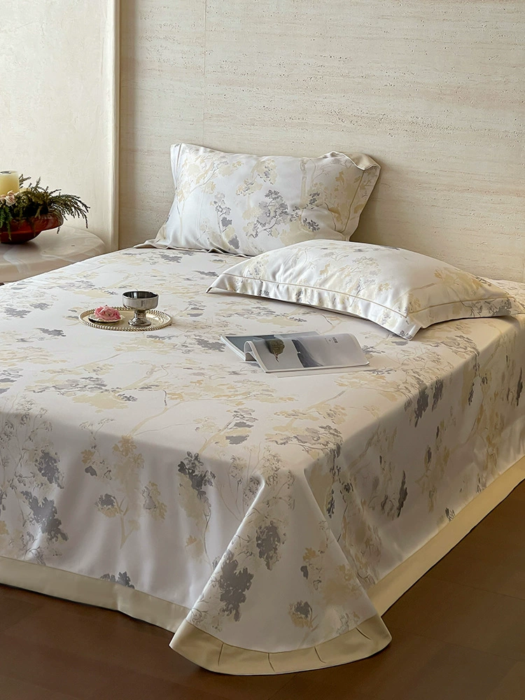 Mat, summer set, silk sheet for home use, 3 piece set, washable