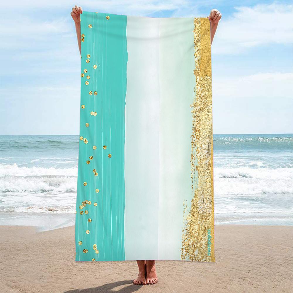 Casual Letter Heart Shape Mermaid Beach Towels display picture 1