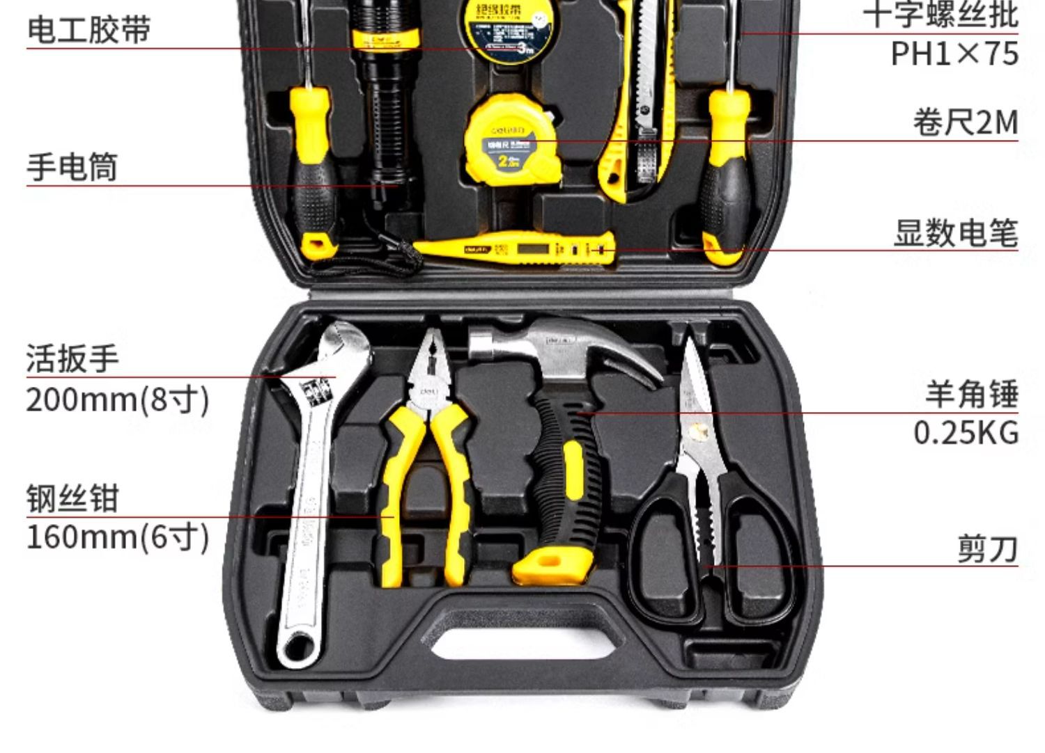 Suitable for Powerful Toolboxes, Household Sets, Multi-Functional Hardware Tools, Electricians' Special Home Repair Groups