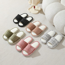 亚麻拖鞋女夏季室内家居吸汗居家防滑四季家用地板棉麻拖鞋布男士