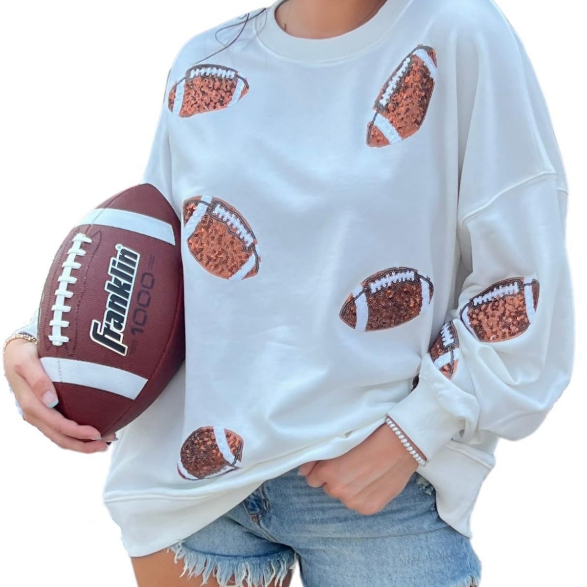 2025 Spring & Fall New Cross-Border Export Women's Round Neck Top 3D Printed Hooded T-Shirt Long-Sleeved Sweatshirt 143