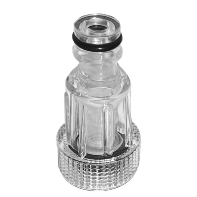 High pressure car wash water gun | Pipe Nipple Filter Connector - water-inlet-with-filtered-nipple-6-points-for-car-washing-machine