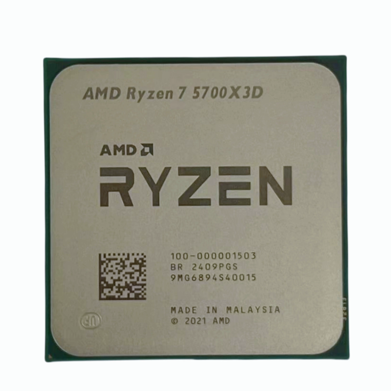 CPU Ryzen AMD R7 5700X3D 8 คอร์ 16 เทรด เดสก์ท็อปคอมพิวเตอร์ CPU โปรเซสเซอร์ แปดคอร์