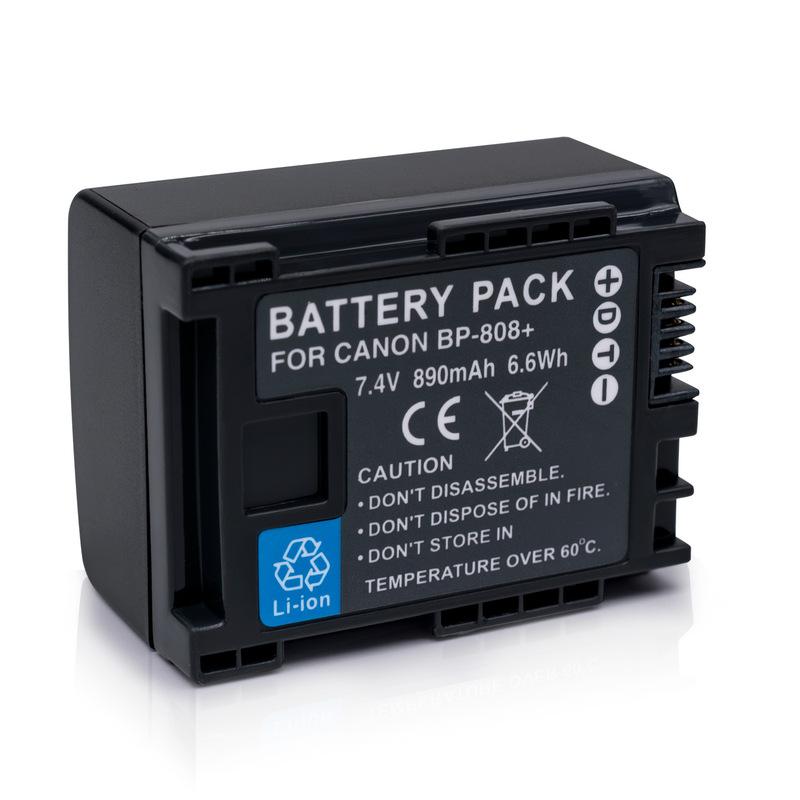 Bp-808 Battery Is Suitable for Canon S20 S21 Fs10 Hf10 Hf11 Hfg20 Hf21 Xa10