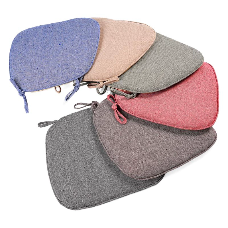 Популярная летняя дышащая подушка для сиденья от Amazon: льняная, хлопковая, силиконовая подушка для обеденного стула, офисного стула, дивана