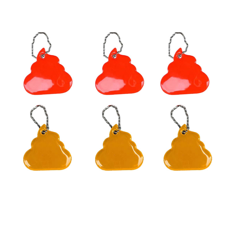 Nuevo creativo llavero de conveniencia extraño colgante reflectante bolso colgante