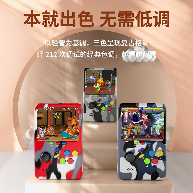 New Product Q2Linux System Open Source Game Console Classic Retro Fc Handheld Nostalgic Mini Gba Handheld Game Console