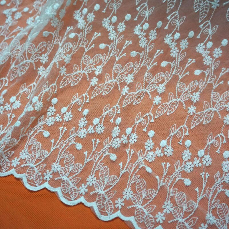 Swiss Mesh Fashion Women's Accessories Fabric Computer Embroidery Milk Silk Embroidery Water Soluble Mesh Lace Swiss Mesh Fashion Women's Accessories Fabric Computer Embroidery Milk Silk Embroidery Water Soluble Mesh Lace