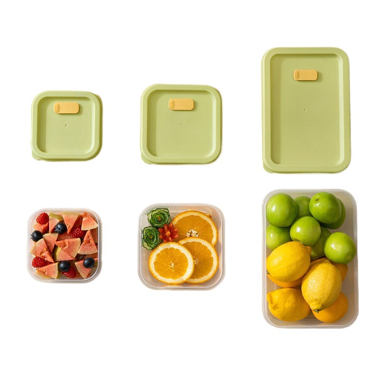 Caja portátil de frutas para el almuerzo de los estudiantes de primaria para llevar al trabajo caja de empaque sellada caja de preservación de picnic