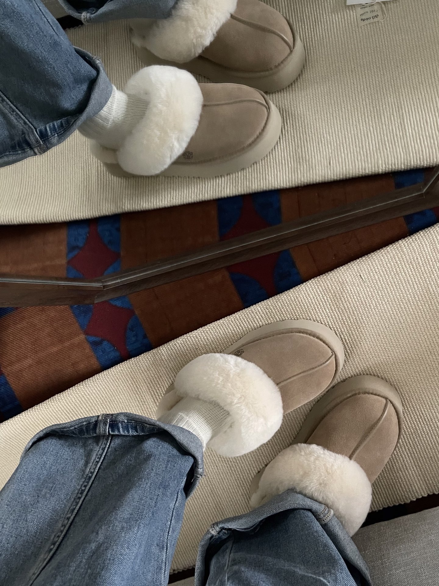 Stivali da neve corti in pelle di pecora con fodera in pile 2025 autunno inverno cotone caldo ispessito scarpe da donna con rialzo_voghion.com