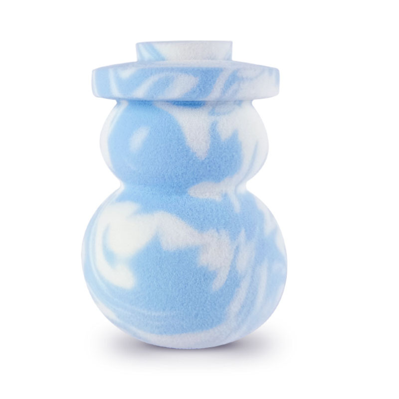 블루 + 류코 모자 눈사람