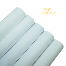 厂家拉毛底PVC数码打印多纹路皮革 手袋箱包白色底材印花料人造革