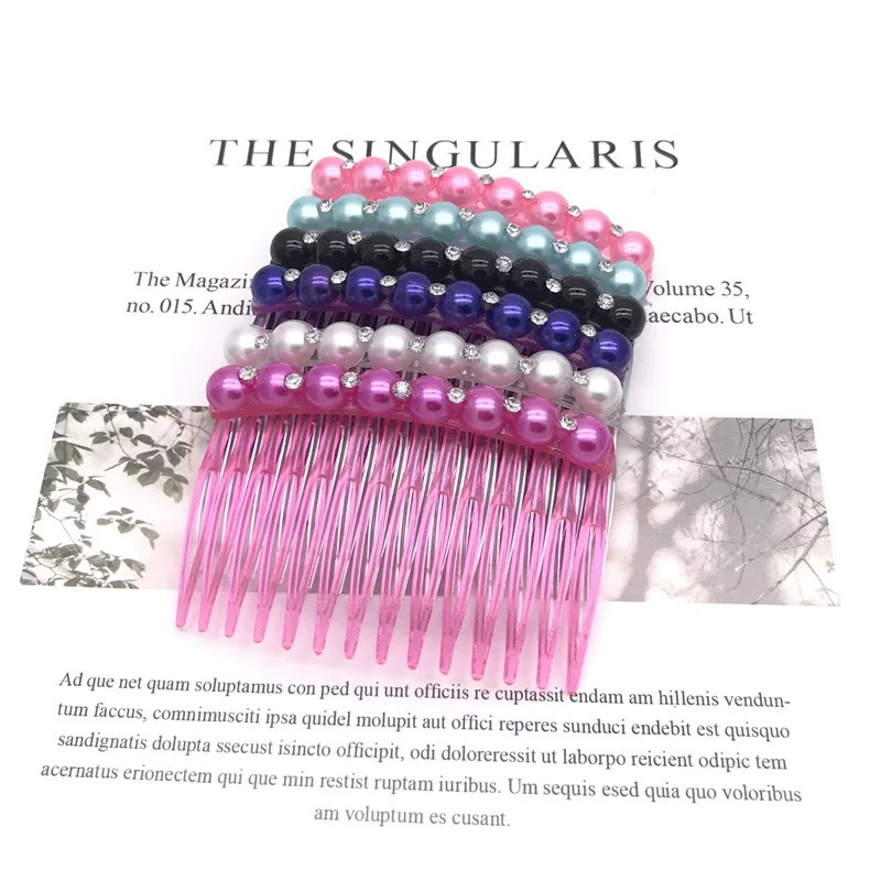 Medio 8 peine de pelo de diamante perla insertar peine un yuan tienda de Peine de pelo un yuan cabeza accesorios puesto suministro