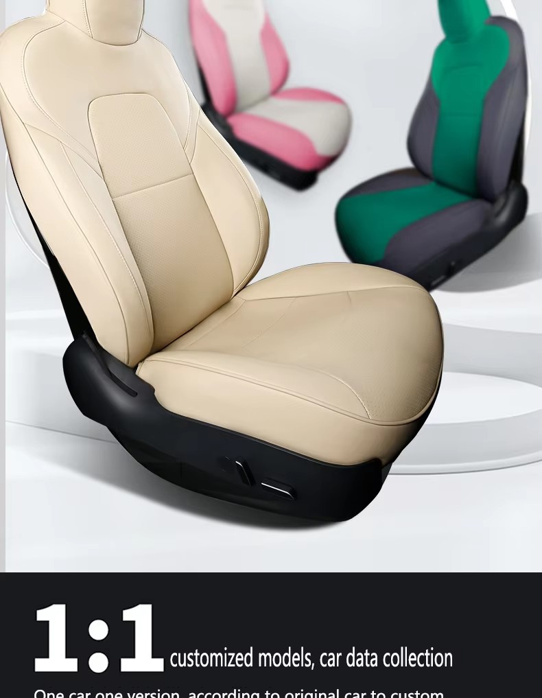 Car Seat Covers, Full Leather, Custom-Made, Special Car Covers, 25 New Models, Leather Seat Cushions, Universal for All Seasons, Fully Enclosed Seat Covers