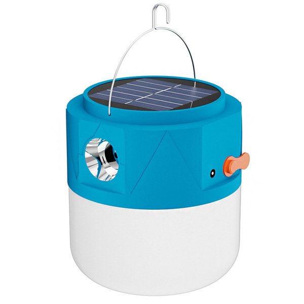 Travel flashlight solar-powered for camping