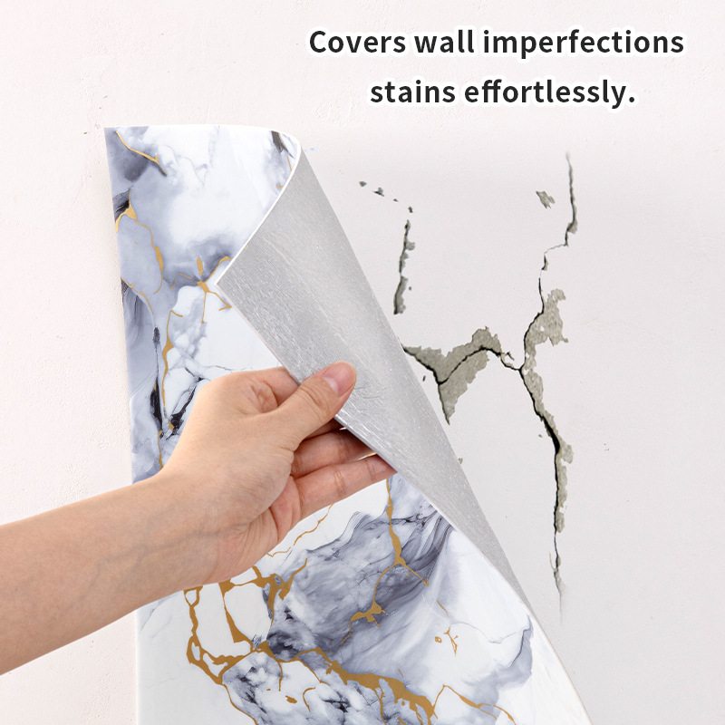 Transfronterizo especial para imitar azulejos de mármol pegatinas de pared autoadhesivas decoración impermeable a prueba de agua pegatinas de pared imitación a prueba de humedad
