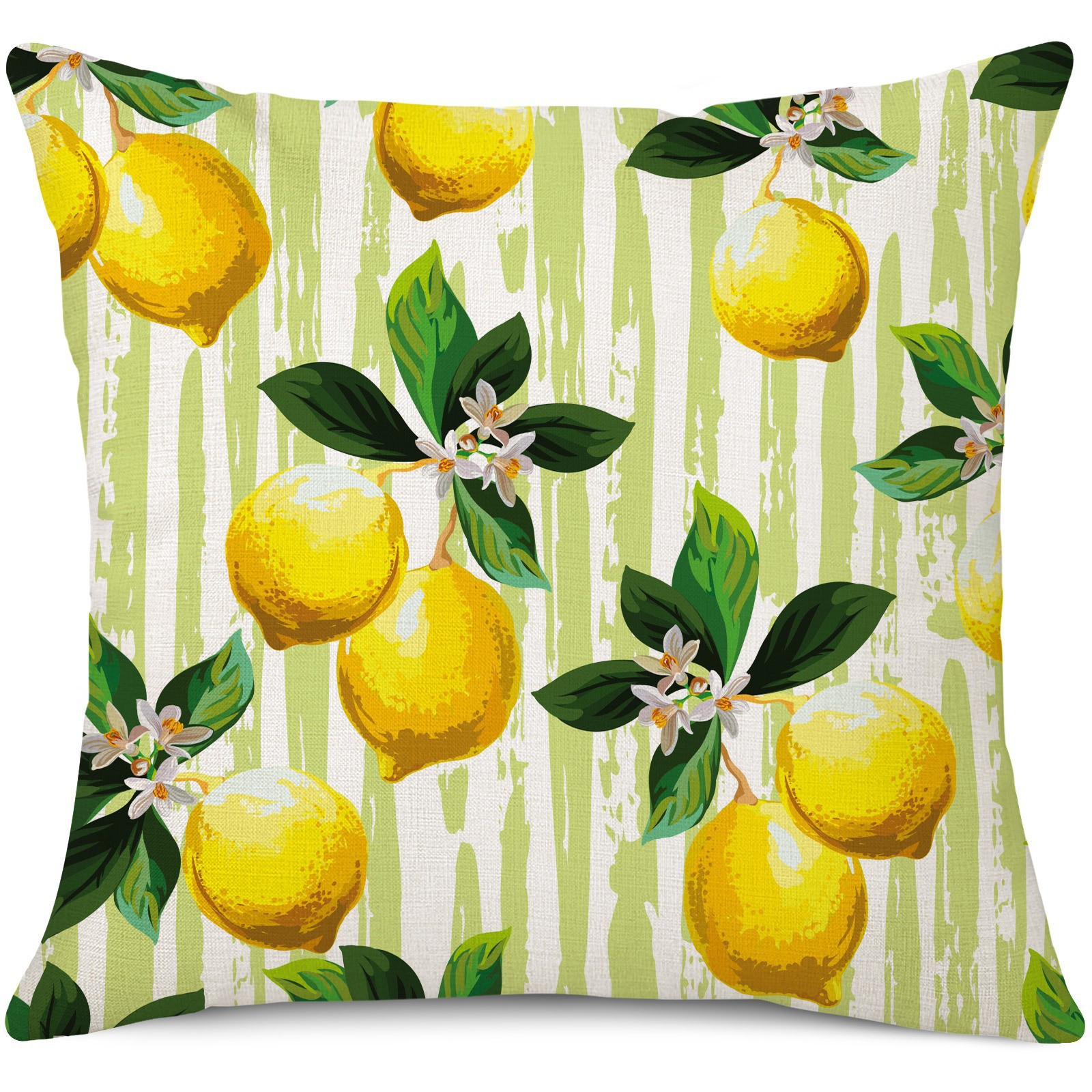 Amazon limón fresco serie de frutas almohada de oficina siesta almohada almohada de casa almohada de cubierta