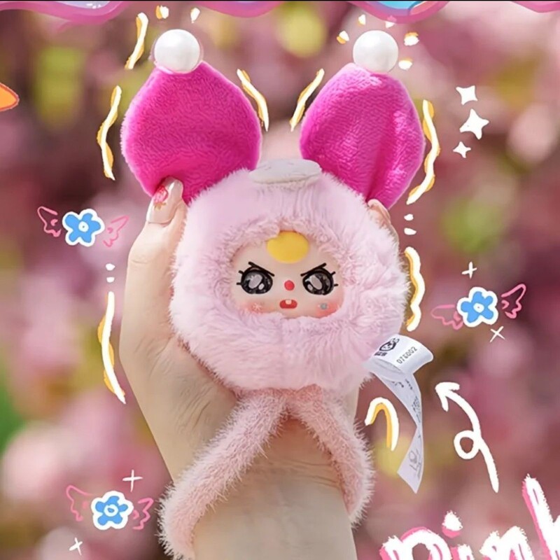 New Product for Three-Year-Olds: Wrist Strap Plush Toy with Numbered Blind Box Figurine, Collectible Toy, Gift for Three-Year-Olds