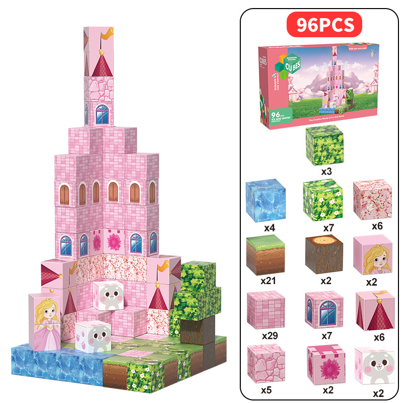 Castillo de la Princesa Rosa (96PCS)-2CM