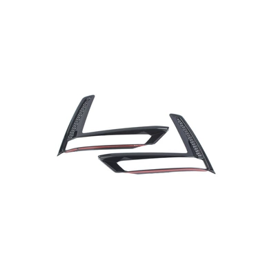 Other Automotive Exterior Supplies rear wing fender wheel eyebrow - h-fog-lamp-cover-paint-black