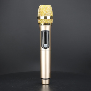 Handheld wireless microphone universal karaoke home audio outdoor square dance microphone drag two universal live sound card