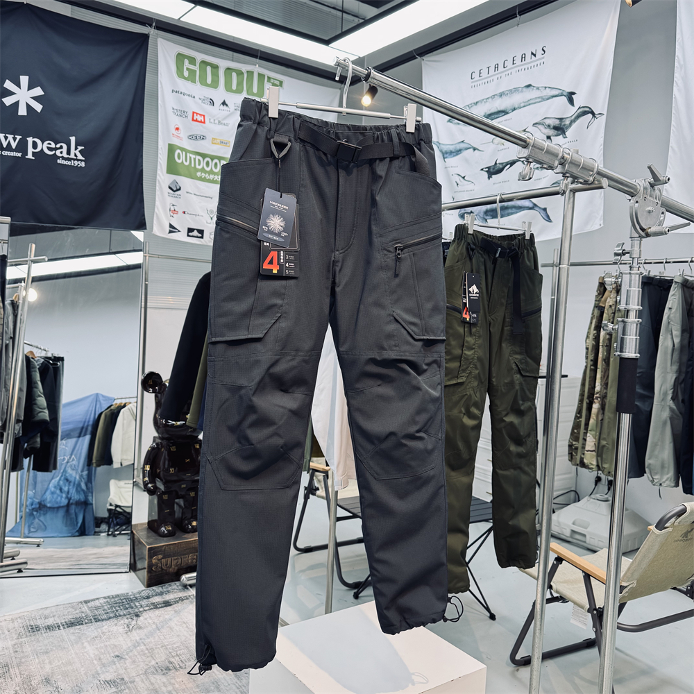 Level 4 Cold Protection 800 Puff European Standard Goose down Windproof and Waterproof Unisex Outdoor Ski Work Clothing Tactical down Pants