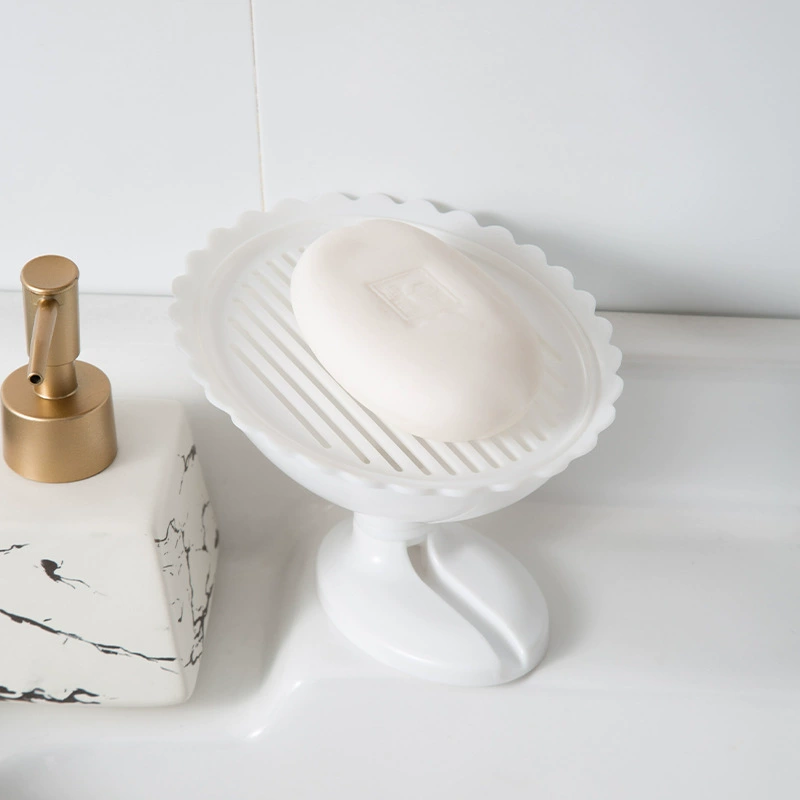 Soap holder, drying rack, flowered