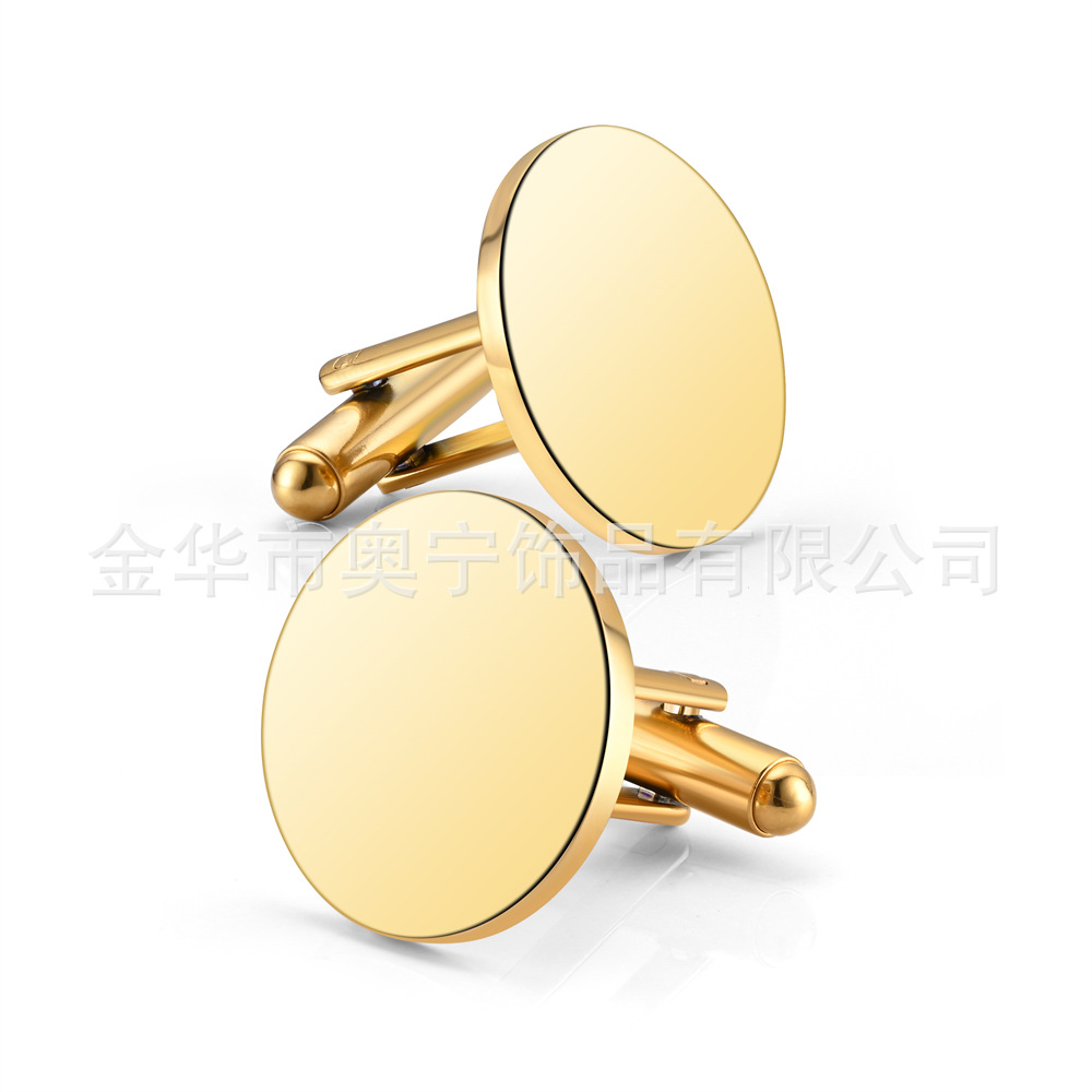 Suministro directo de fábrica de acero de titanio gemelos redondos gemelos de metal francés