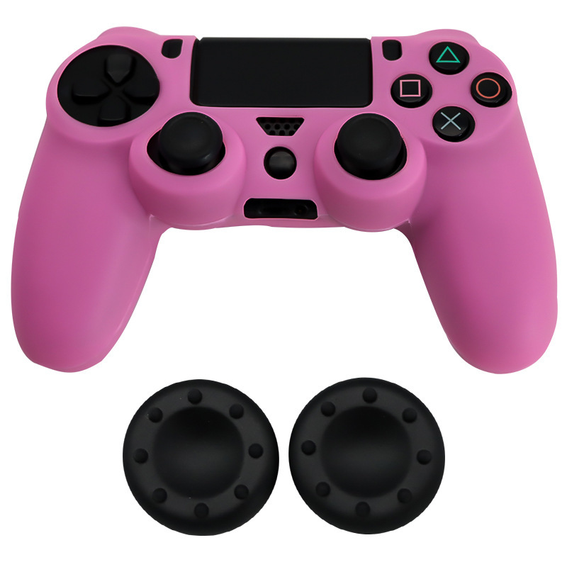 Funda protectora para gamepad PS4 SLIM/PRO para enviar dos teclas de 8 puntos Funda de silicona para gamepad ps4