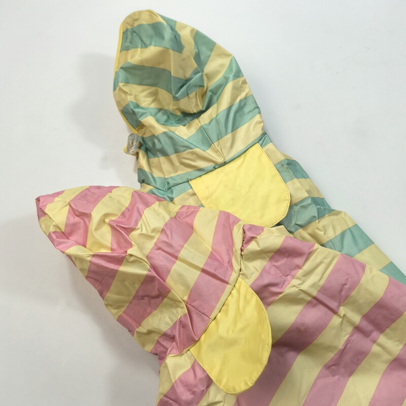 There Are Stains! Japanese Pet Dog Clothes Raincoat Reflective Stripes Teddy Bichon Big Dog Shiba Inu Corgi Waterproof