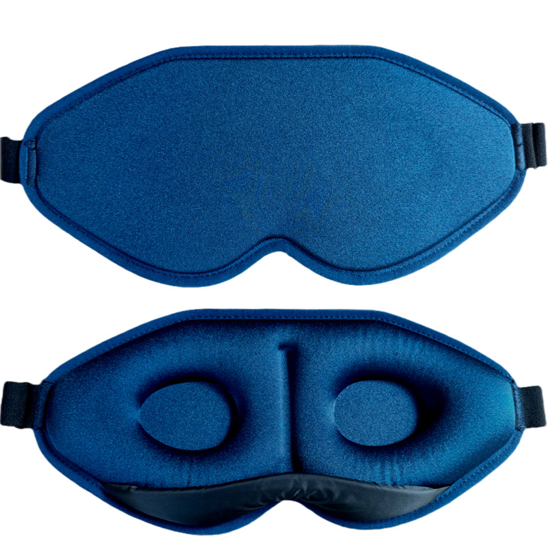 3D máscara de ojo estudiante Oficina viaje almuerzo dormir máscara de ojo Lycra espuma de memoria sombreado máscara de ojo
