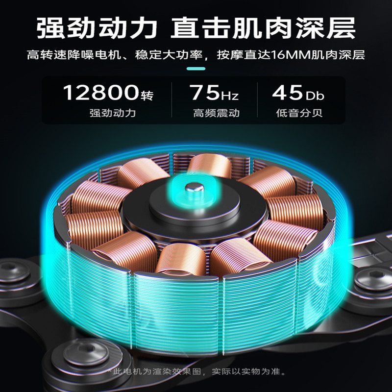 クロスボーダー筋膜銃mini家庭用筋肉リラックスマッサージ器携帯女子学生ミニ電動筋膜首膜銃|undefined
