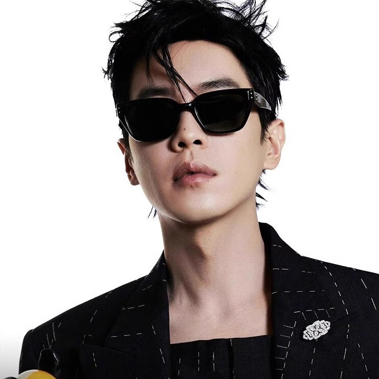 2025 New Zhang Ruoyun Same Style Gm Sunglasses Men's Sun Protection Uv Sunglasses Women's High-End