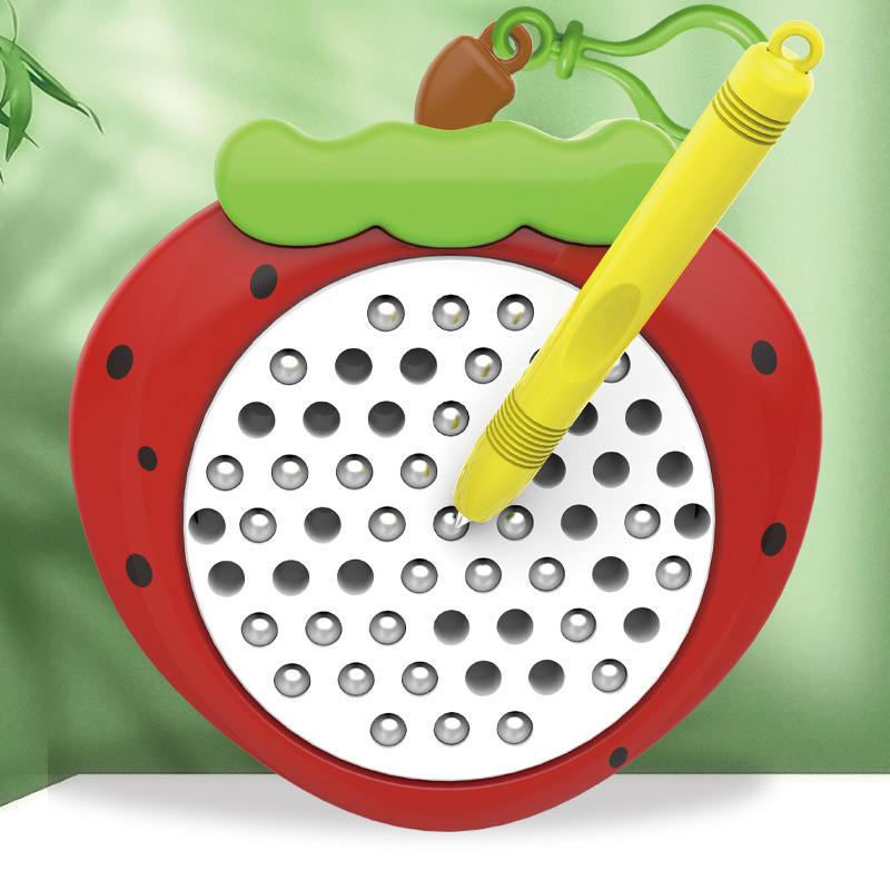 Animales pequeños creativos, frutas, bolas de acero magnéticas, tablero de dibujo, llavero, colgante para estudiantes, juguetes divertidos y prácticos, regalos al por mayor