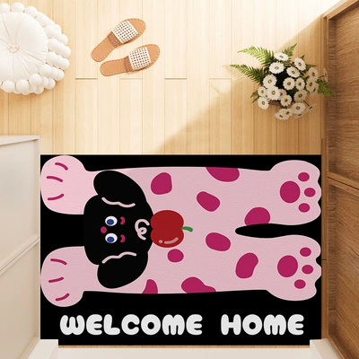 Avtomobil döşəmə paspasları, Changing Area Pvc Standard Leather - spotted-animal-style-d-4060cm