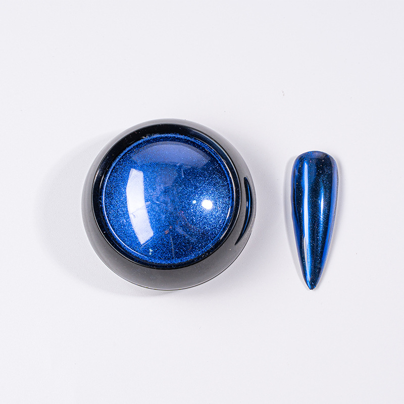 TikTok mismo Rainbow Mirror harina agua ondulación espejo mágico polvo al por mayor En stock suministro transfronterizo de uñas sólido espejo mágico polvo