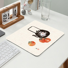 古色创意文艺鼠标垫游戏垫小号电脑桌垫锁边加厚书桌垫防滑键盘子