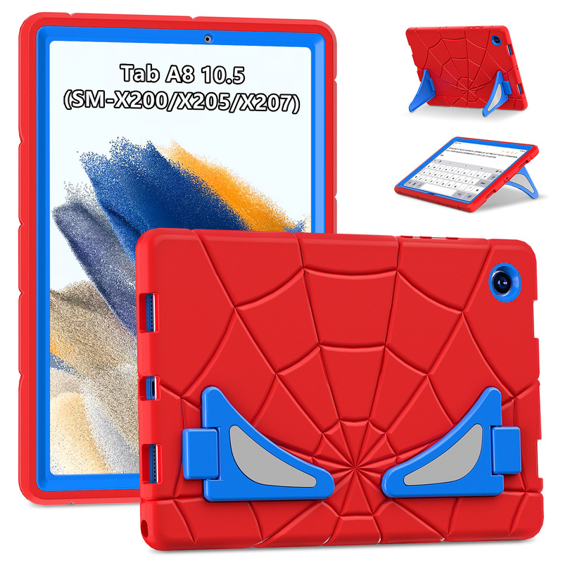 Suitable for tab A8 10.5 X200/X205 Spiderman Silicone Holder Tablet PC Protective Cover