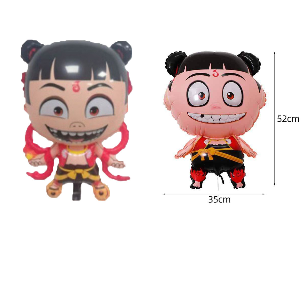 Balón vacío, película de dibujos animados, mercado nocturno, balón vacío, no auto-sellado, balón de mango de cocción.