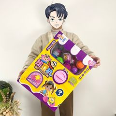 教育機関の子供の小型のガチャ機のミニ家庭用の子供を捕まえてブラインドボックスの男の子と女の子のギフトボックスのおもちゃを挟んで卸売りします。