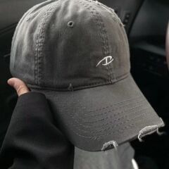 D字帽子韓国insハードトップマスク刺繍野球帽春夏男女カップル韓国シンプルファッション鴨舌帽