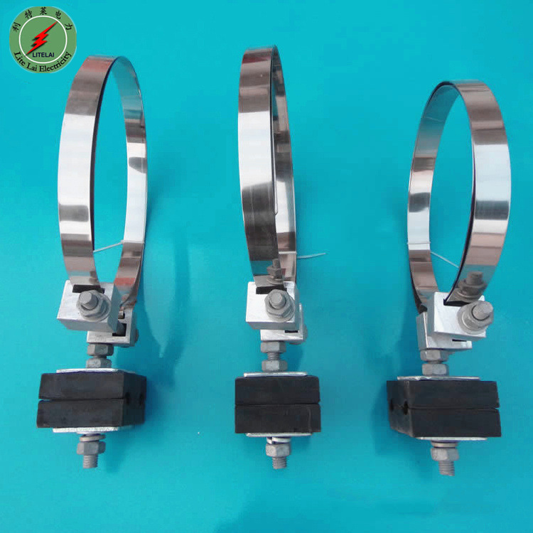 水泥电线杆用夹具 ADSS光缆电线固定夹 光缆引下线夹 光纤固定夹