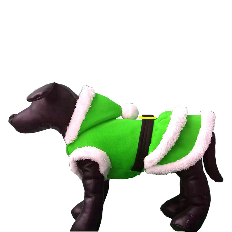 Ropa para mascotas más ropa de perro de terciopelo, ropa de transformación de Navidad de otoño e invierno para perros pequeños, ropa de Papá Noel, ropa de gato