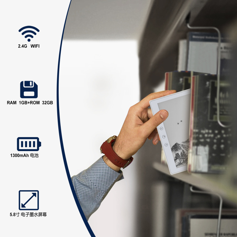 クロスボーダーWIFI電子書籍5.8インチクアッドコアハイビジョンスクリーン電子リーダー32gbはAPPのダウンロードをサポートしています|undefined